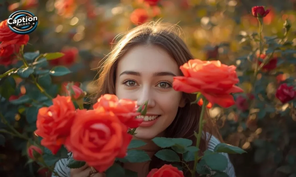 Funny flirty witty rose captions for Instagram