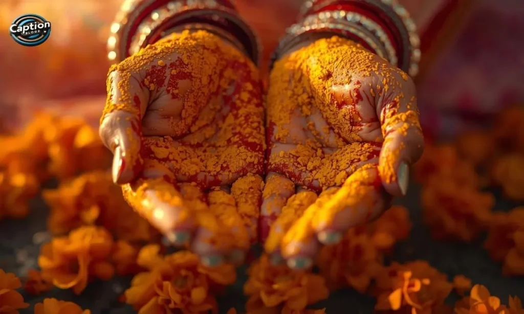 Haldi captions for Instagram wedding ceremony