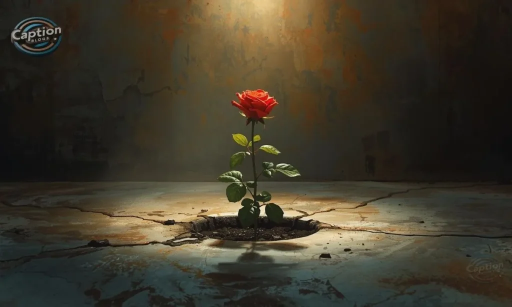 Inspirational rose captions for Instagram posts