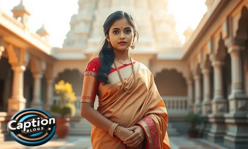 Kannada captions for Instagram girl in saree