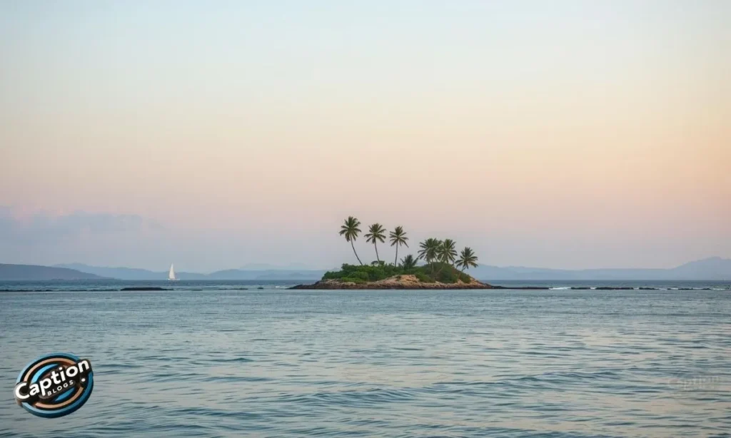 Love Island Captions for Instagram peaceful island