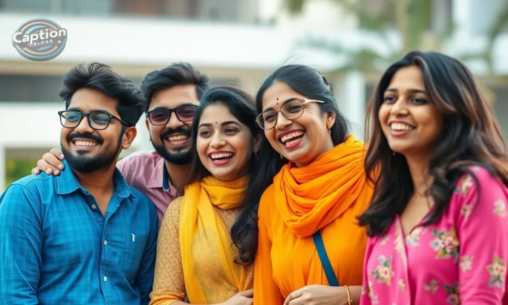 Playful Kannada captions for friends fun times